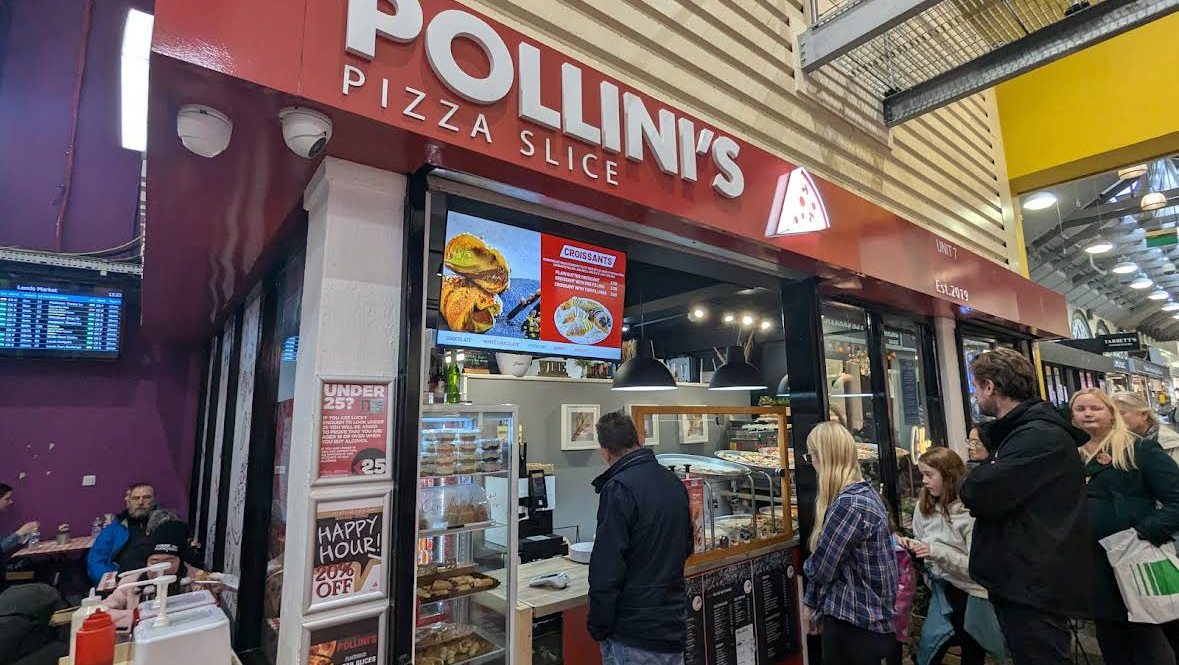 Pollini's Pizza Slice - Kirkgate Market